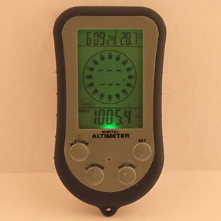 USD $ 28.59   WS110 Waterproof Digital Compass Altimeter Barometer