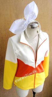 Vocaloid 2 Juvenile Kagamine Rin Cosplay Costume