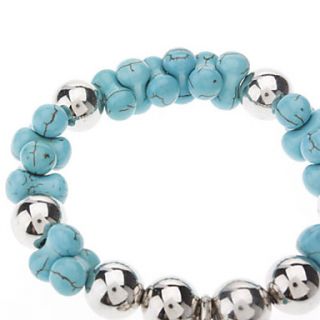 EUR € 2.93   Bracelet Turquoise Forme os, livraison gratuite pour