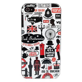 USD $ 2.29   Cool Britannia Icons Hard Back Case for iPhone 4 and 4S