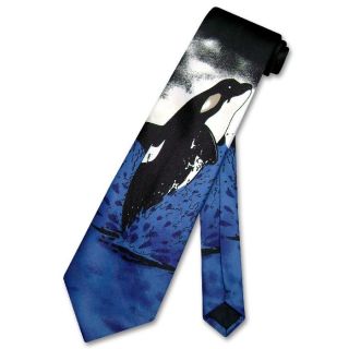 Necktie Killer Whale Jumping Out of Water Mens Neck Tie