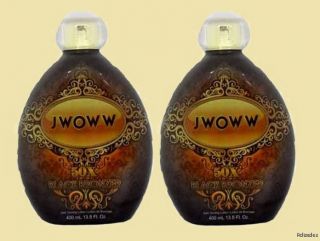 JWOWW 50X Black Bronzer  TWO BOTTLES   Australian Gold DARK Tanning