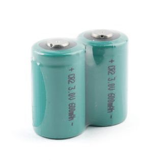 USD $ 4.49   UltraFire 3V 600mAh CR123A Rechargeable Battery (2 Pack