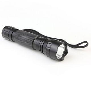 UltraFire WF 501B cree r2 wc 250 lumen levou lanterna preta (1 * 18650