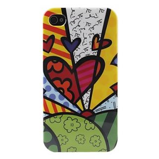 USD $ 2.79   Heart Shaped Pattern Hard Case for iPhone 4 and 4S,