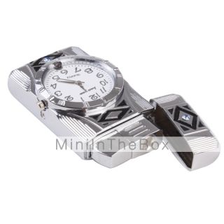 USD $ 5.69   H 26 Watch Shape With Rotating Lights Metal Gas Lighter