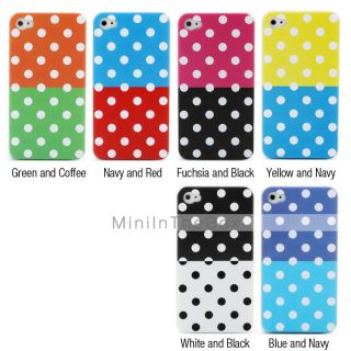 USD $ 2.99   Round Dots Pattern Protective Case for iPhone 4 (Assorted