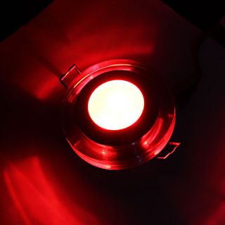 3w 135lm 620 630k luz vermelha da lâmpada do teto de cristal lâmpada