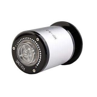 USD $ 11.69   Powerful Aluminum Mini Speaker (Silver),