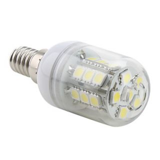 USD $ 5.79   E14 27x5050 SMD 3.5W 300LM 5500 6500K Natural White Light