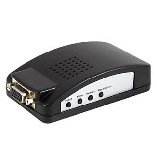 EUR € 45.99   rca composiet en s video naar vga converter, Gratis