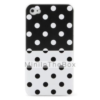 USD $ 2.99   Round Dots Pattern Protective Case for iPhone 4 (Assorted