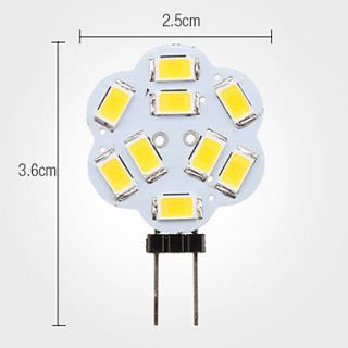 G4 4.5W 9x5630 SMD 400 430LM 3000 3500K Warm White Light Lotus Shaped