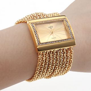 EUR € 17.47   Dame Diamant Armbånds Stil Armbåndsur (Guld), Gratis