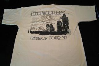 FLEETWOOD MAC ** Reunion Tour 1997 ** Concert t shirt   LARGE