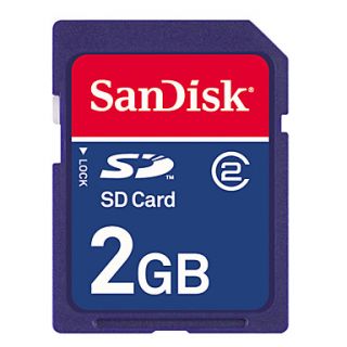 2GB SanDisk SD Memory Card