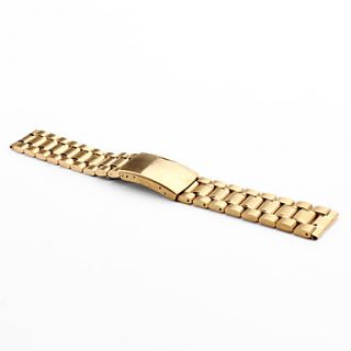 USD $ 10.99   Unisex Stainless Steel Watch Band 20MM (Gold),