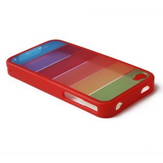 EUR € 5.33   Schutz Regenbogen Hartschalenetui für iPhone 4G (roter