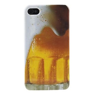 USD $ 2.49   Beer Bubble Pattern Hard Case for iPhone 4 and 4S,