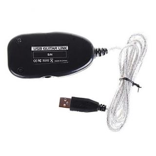 USD $ 23.49   Guitar to USB Interface Link Cable for PC & Mac