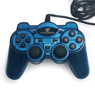 USD $ 18.99   USB Wired Dual Shock Gaming Controller for PC,