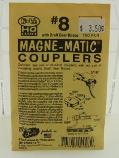 Kadee 8 HO Magne Matic Couplers New SEALED Package