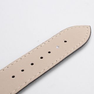 USD $ 2.99   Unisex Genuine Leather Watch Strap 22MM(Black),