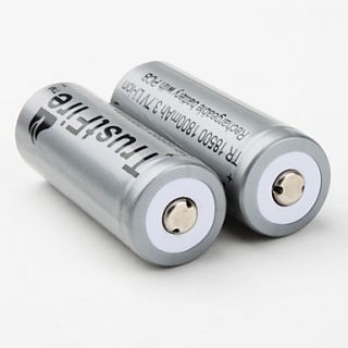 USD $ 11.49   TrustFire 18500 1800mAh 3.7V Rechargeable Battery with