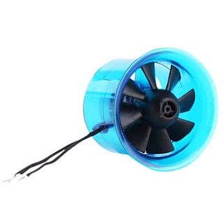 EDF Plus 8 Blades HL2708 1410 10000KV Brushless Motor with Fan for RC
