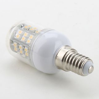 e14 48x3528 SMD 3w 150lm 2800 3200k branco quente lâmpada de milho