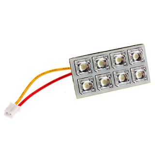 BA9S/Festoon/T10 2.5W 8 LED 200 230LM White Light LED Lampe für Auto