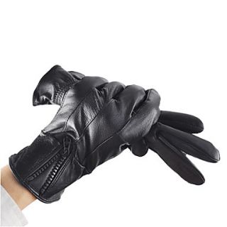 EUR € 8.82   Stylish Sheepskin Gloves (Black), Gratis Fragt På Alle