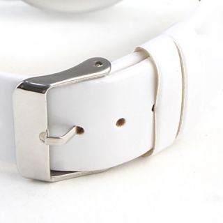 White Watchband White Dial Plate 214, Gadgets