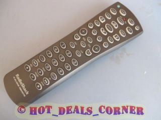 RadioShack 15 2102 4 in One Remote Control VCR DVD CBL SAT and TV