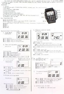 USD $ 7.19   EL Back Light Remote Control & Calculator Wrist Watch