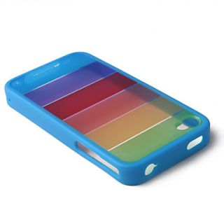 EUR € 5.33   funda protectora arco iris difícil para iPhone 4G