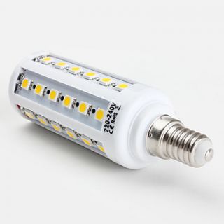 EUR € 10.85   E14 SMD 5050 44led 550lm 7.5W branco quente lâmpadas