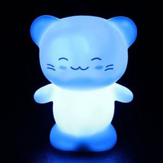 USD $ 2.69   Happy Cat Style Night Light (Random Color),