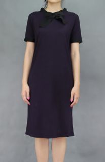 Lanvin 11AW Female T Shirt Grois Grain Jersey Dress