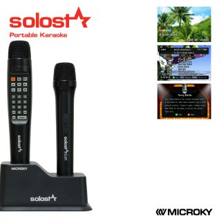 Microky Solostar Duet Bundle Karaoke System 5000 Songs Sing and Share