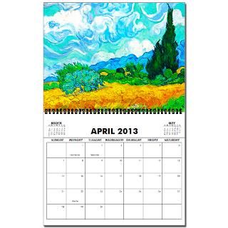 Artists & Landscapes 2011 2013 Wall Calendar by suzannesplace