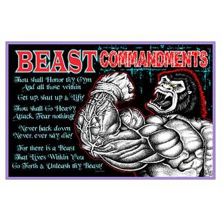 Wall Art  Posters  BEAST Commandments Poster