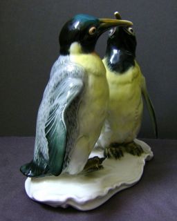 Vintage Karl Ens Porcelain Bird Figure Penguin