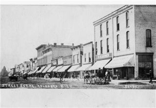 Photo 1909 Kalkaska Michigan View Street Stores
