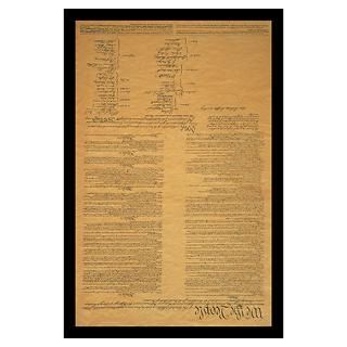 The Original United States Constitution Poster