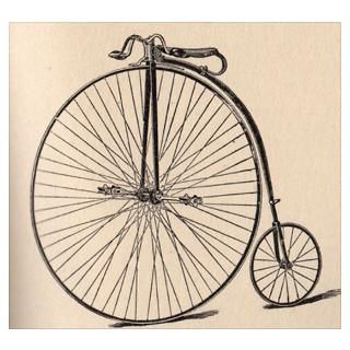 Wall Art  Posters  Vintage Bicycle Wall Art