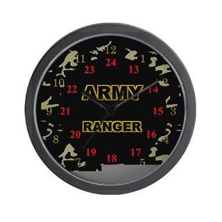 Army Wife 24 Hour Military Time Clock by brigadebydesign