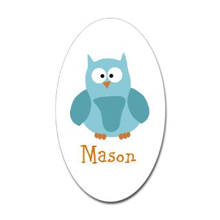 Baby Name Gifts  Baby Name Bumper Stickers  Custom Name Owl Decal