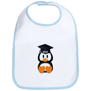 2012 Gifts  2012 Baby Bibs  Custom Graduation Penguin Bib