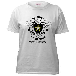 Army Wife Gifts  Army Wife T shirts  Army Wife Shield